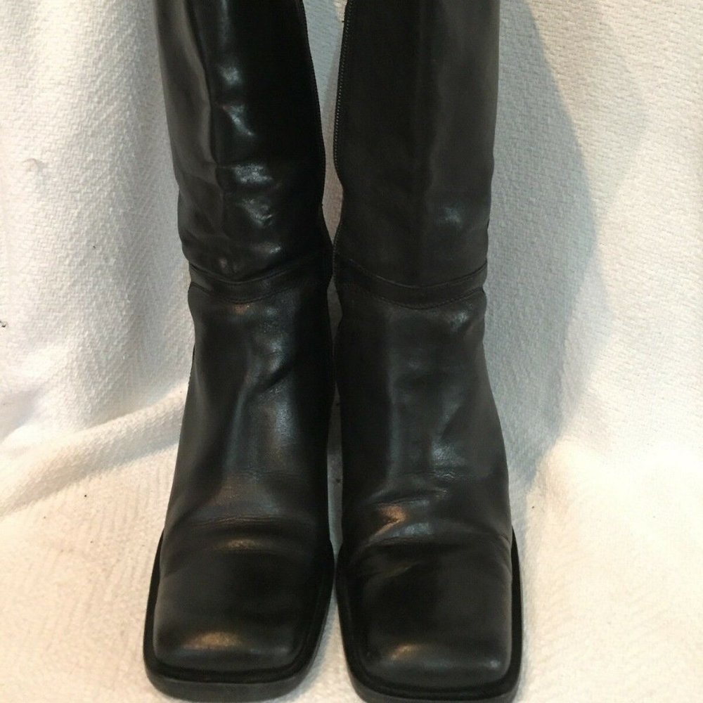 Diba USA Lake Block Heel Mid Calf Boots 10 Casual - Picture 5 of 8